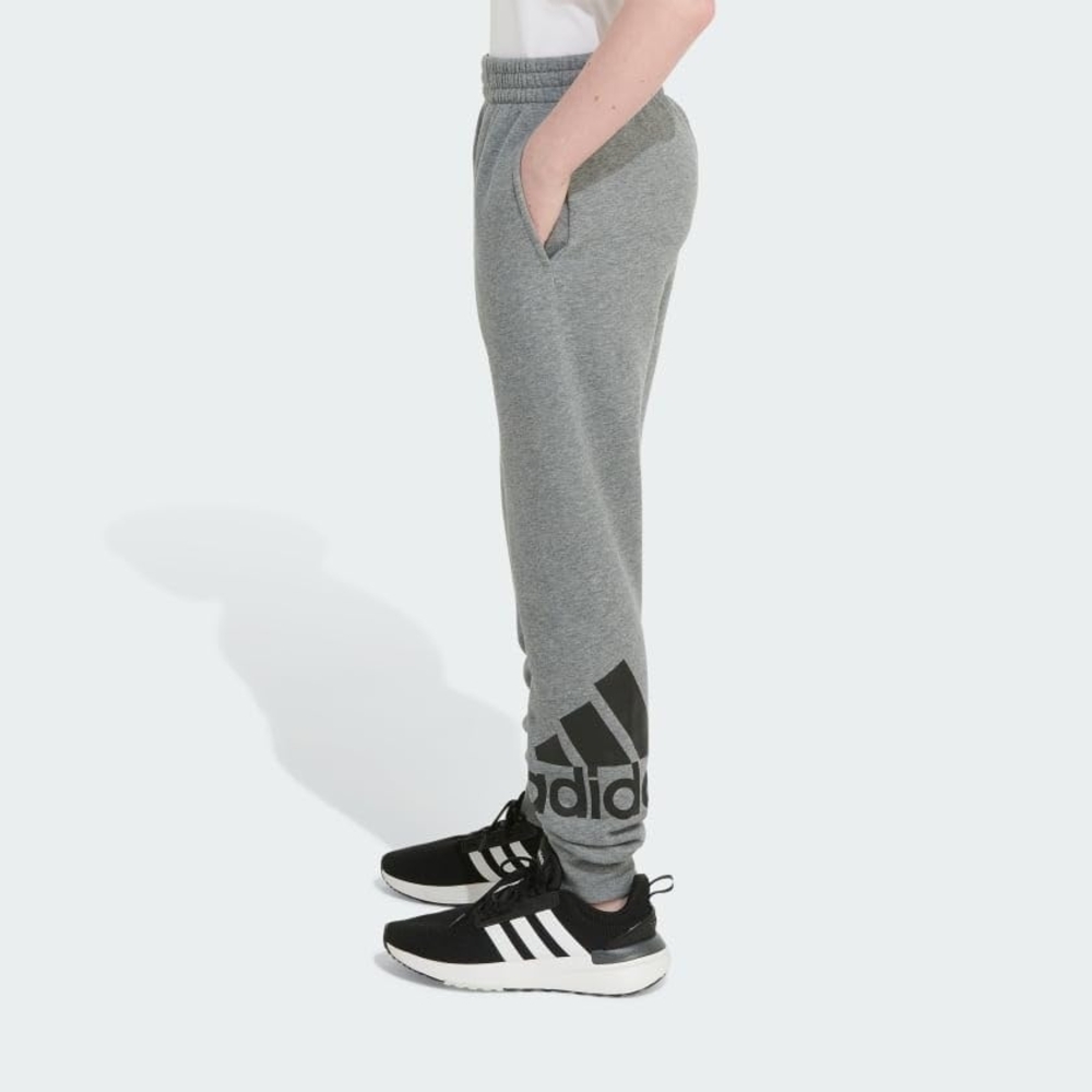 Adidas Gray Sweatpants Tapered Leg Relaxed Fit